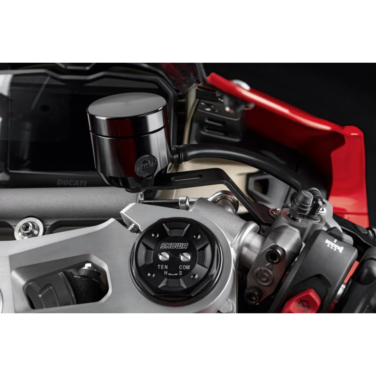 Ducati Rizoma Brake Fluid Reservoir Black - Image 4