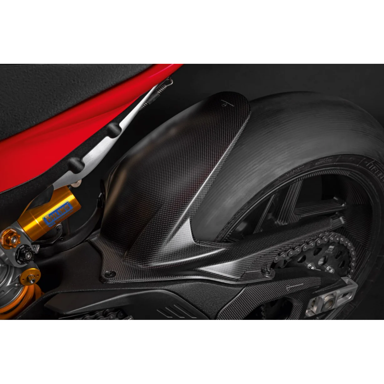 Ducati Carbon Rear Mudguard Panigale V4 - Image 2