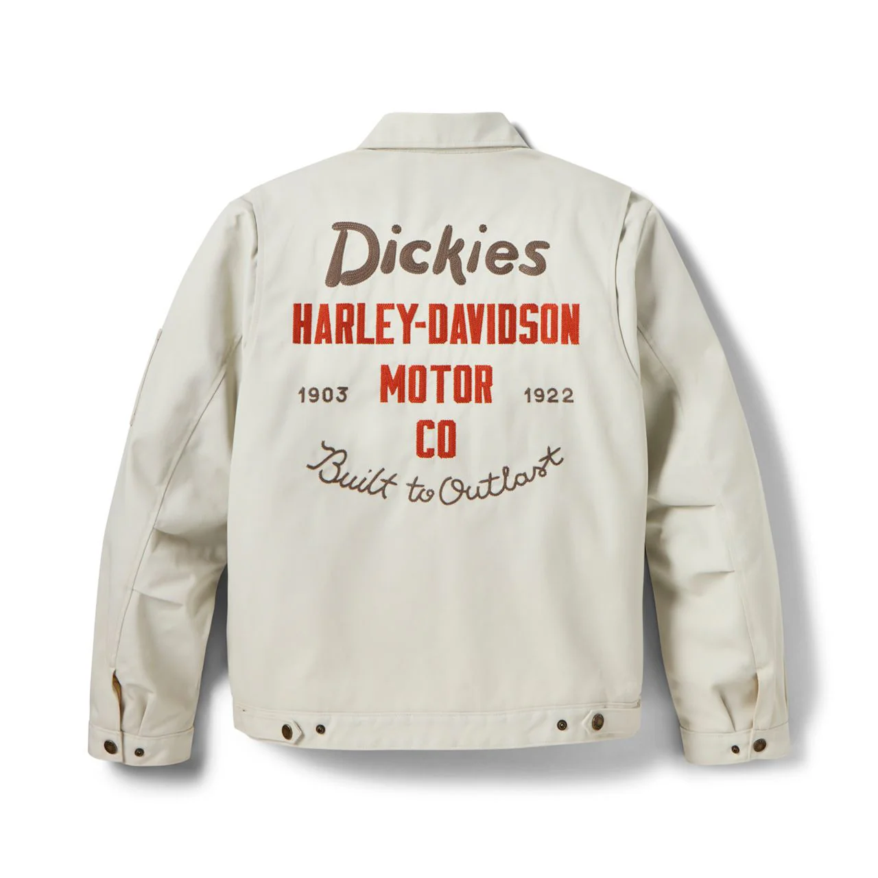 Dickies X H-D® Quilted Lined Eisenhower Jacket - Bone - Image 2