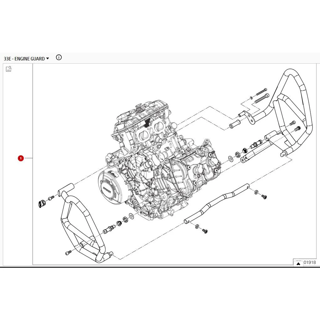 Ducati Engine Gaurd Black Multistrada V4 V4S V4 RALLY - Image 4