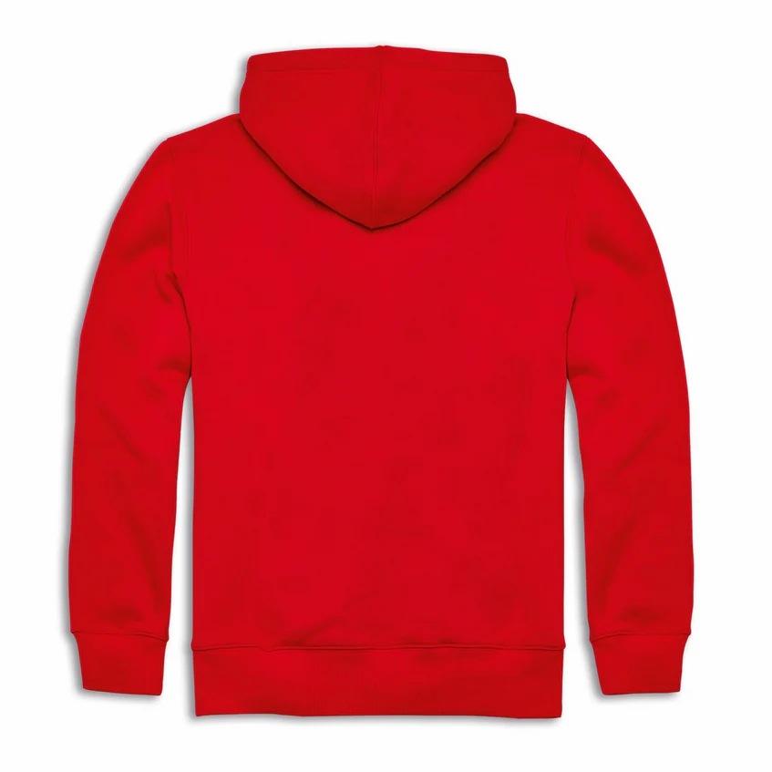 Ducati Logo Hooded Sweatshirt Red - Image 2