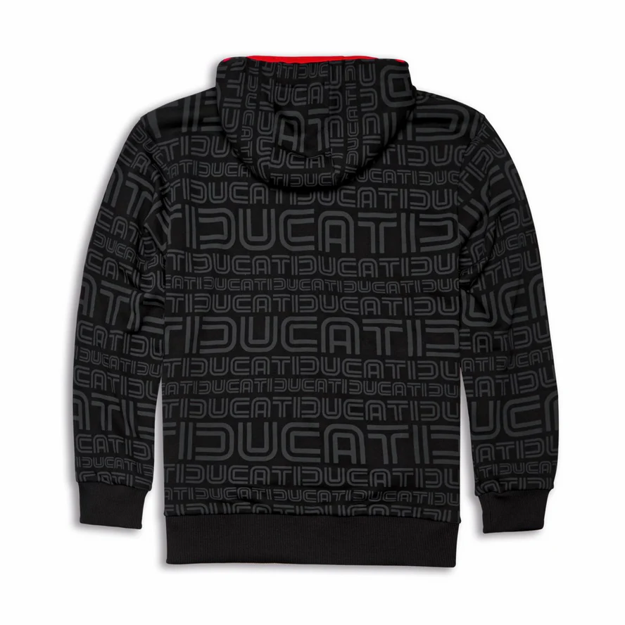 Ducati Tomorrow Hooded Sweatshirt Black - Image 2