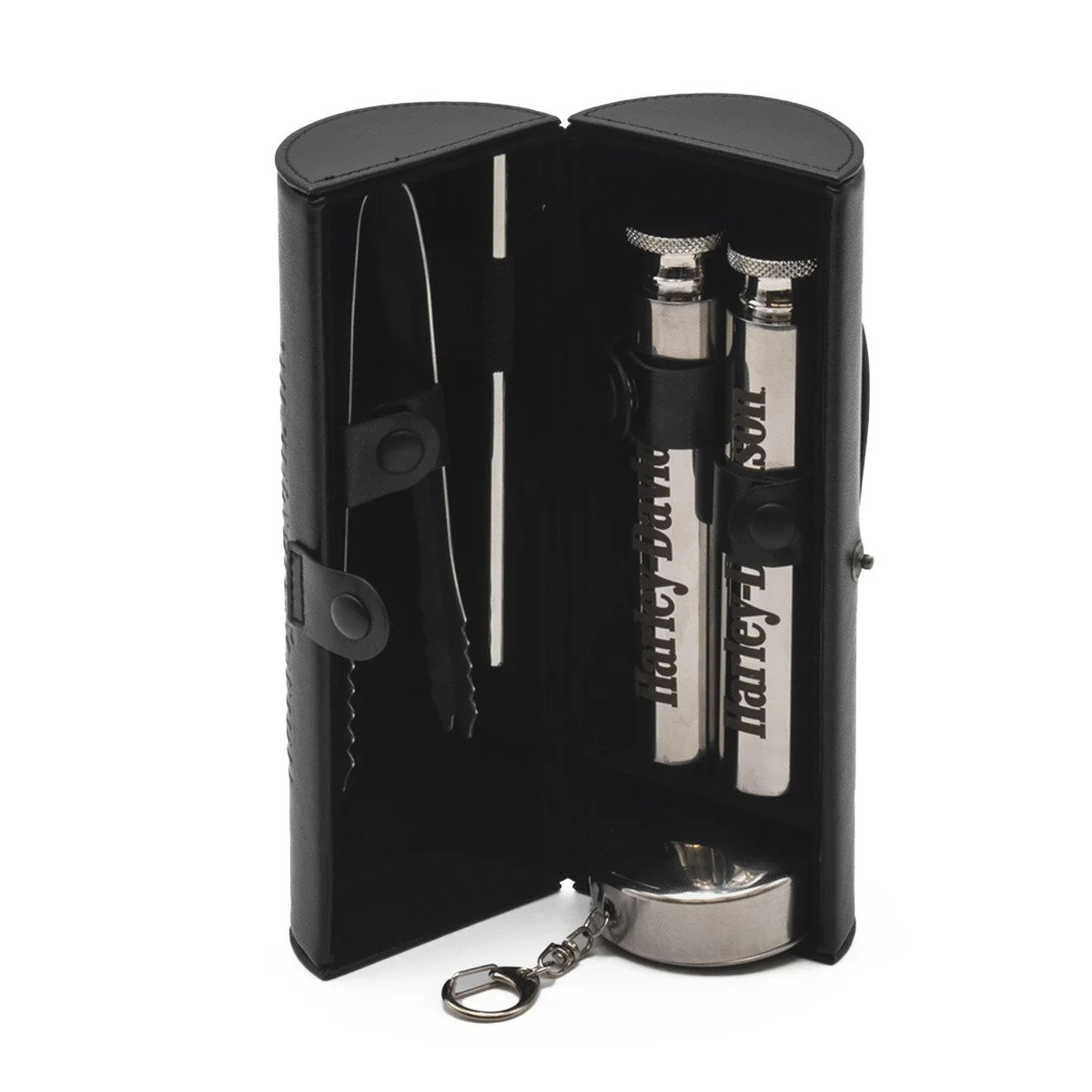 Harley-Davidson® Open B&S Eagle Travel Bar Set - Image 2