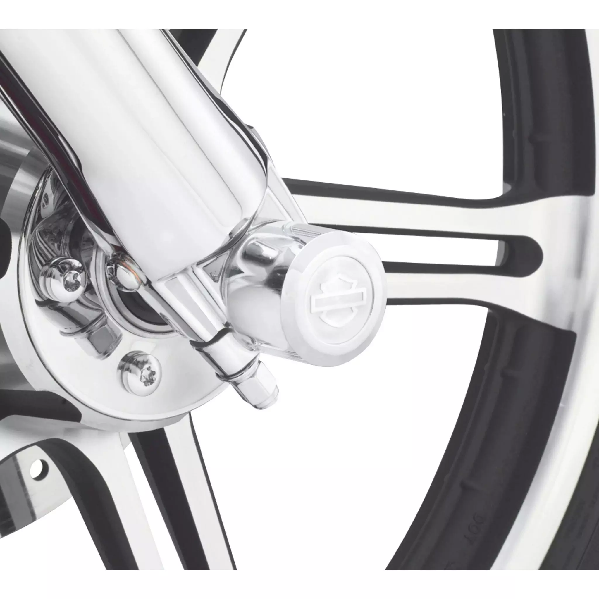 Harley-Davidson® Aluminator Billet Front Axle Nut Covers - Image 2