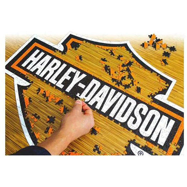 Harley-Davidson® Bar & Shield® Logo Shaped Puzzle | 571 Pieces - Image 2