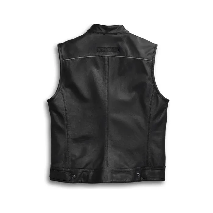 Harley-Davidson® Men's Foster Leather Vest - Image 2