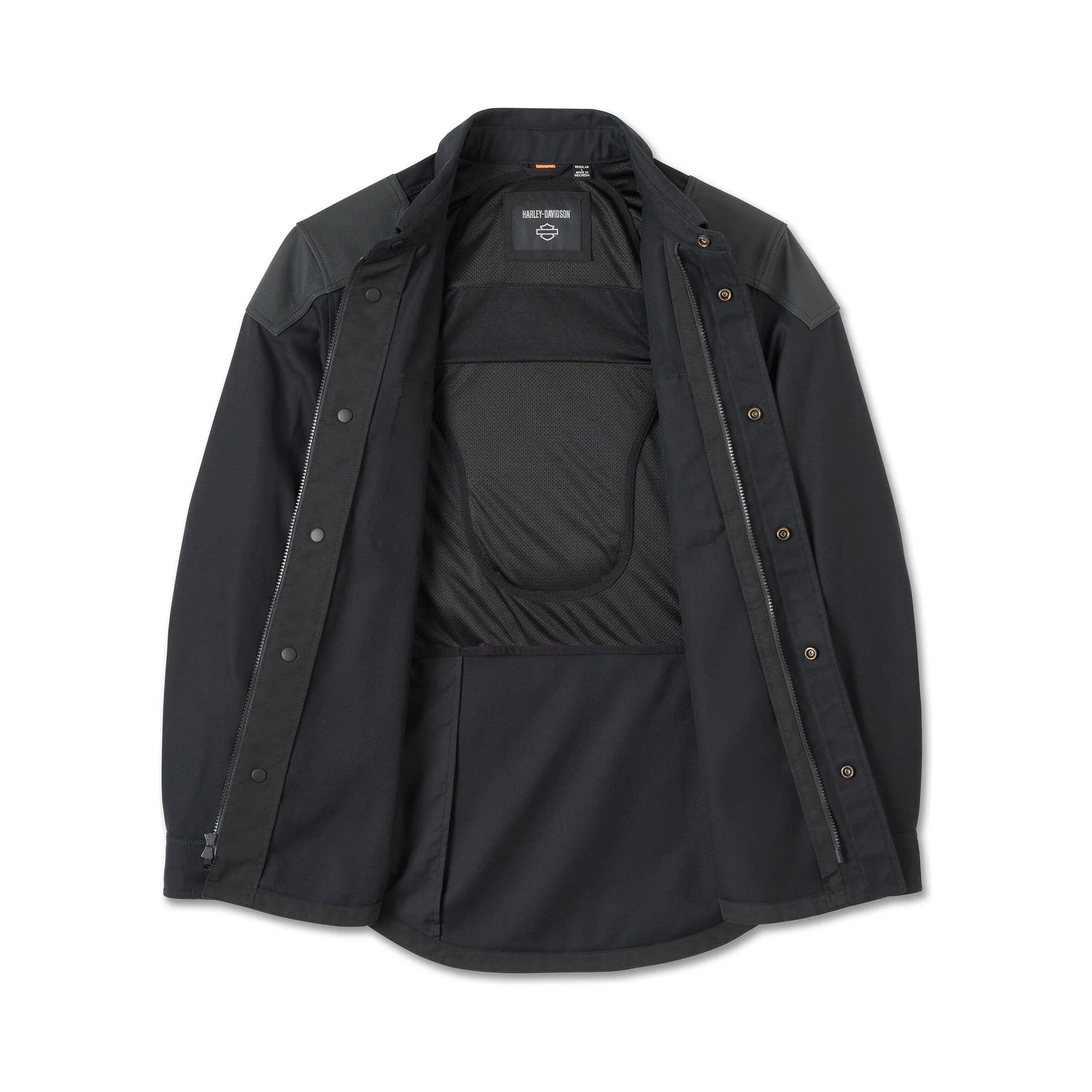 Harley-Davidson® Men's Willie G Skull Graphic Operative 2.0 Riding Shirt Jacket - Image 5