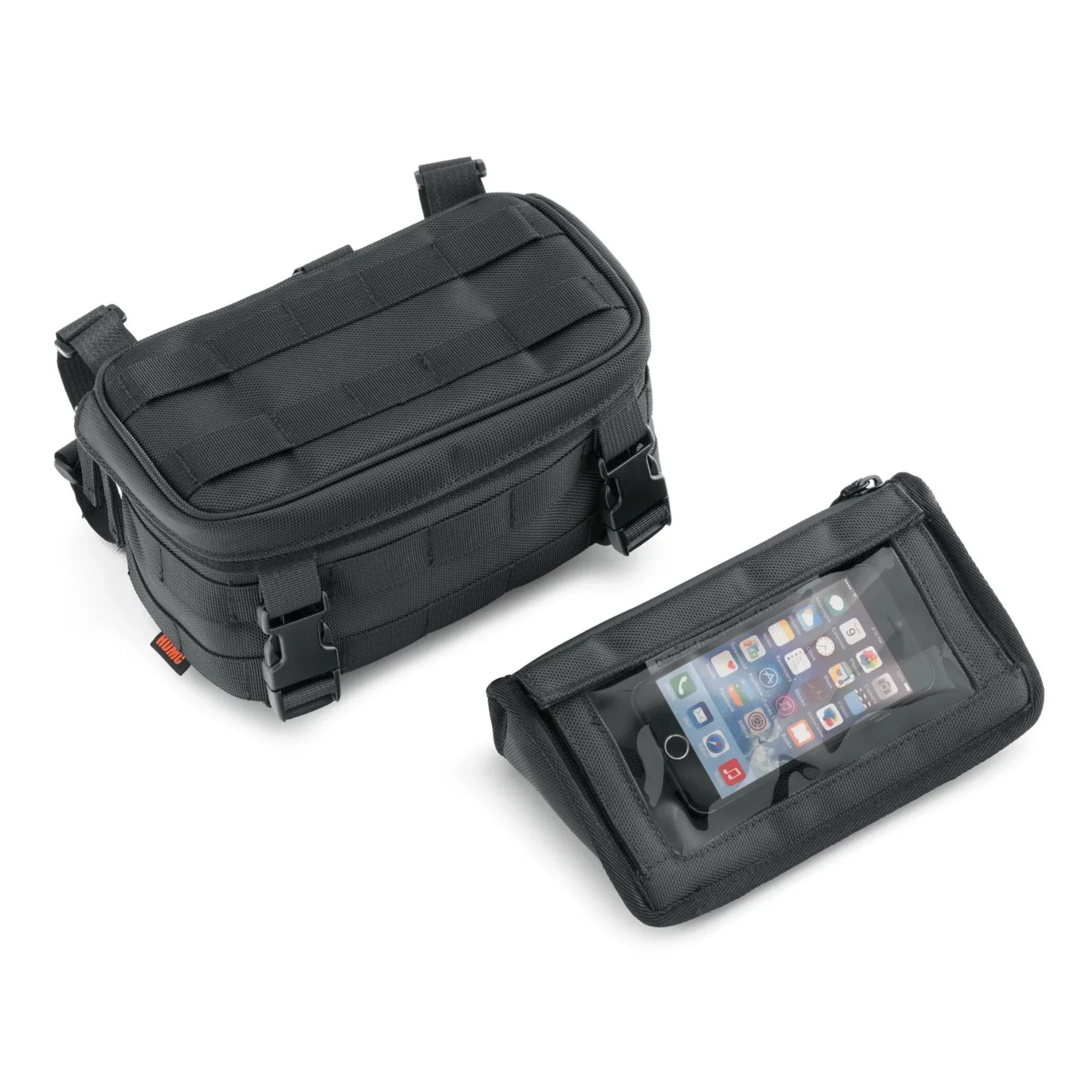 Harley-Davidson® Overwatch Large Handlebar Bag, Universal Fit - Black - Image 4