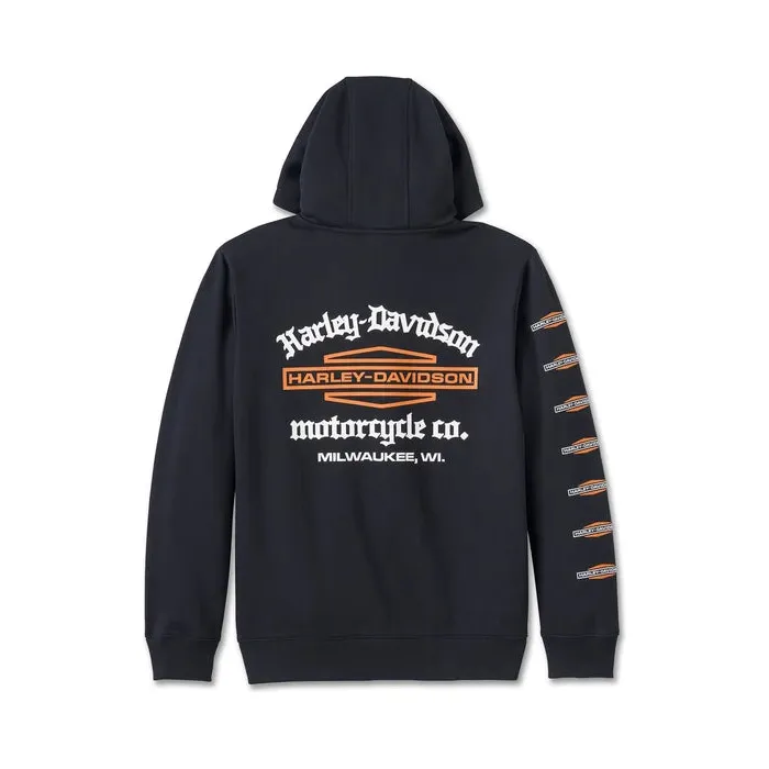 Harley-Davidson® Roaring Balaclava Hoodie - Harley Black - Image 2