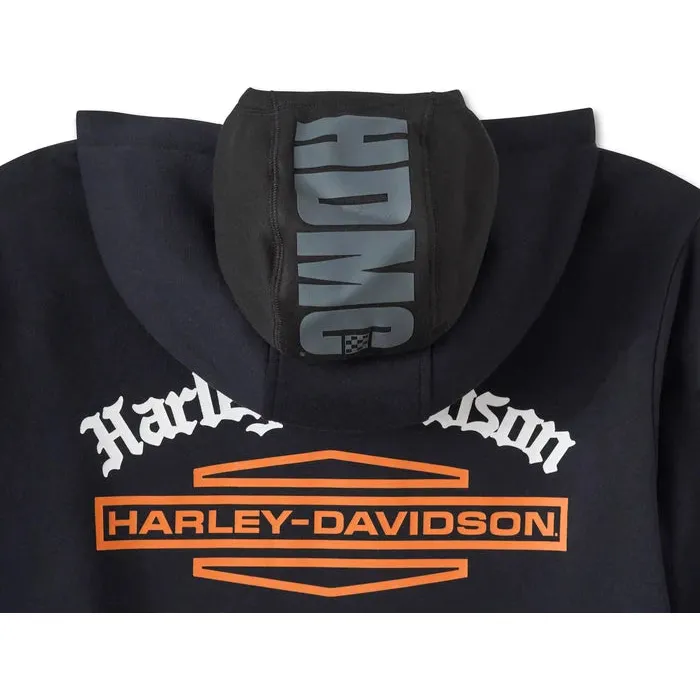 Harley-Davidson® Roaring Balaclava Hoodie - Harley Black - Image 3