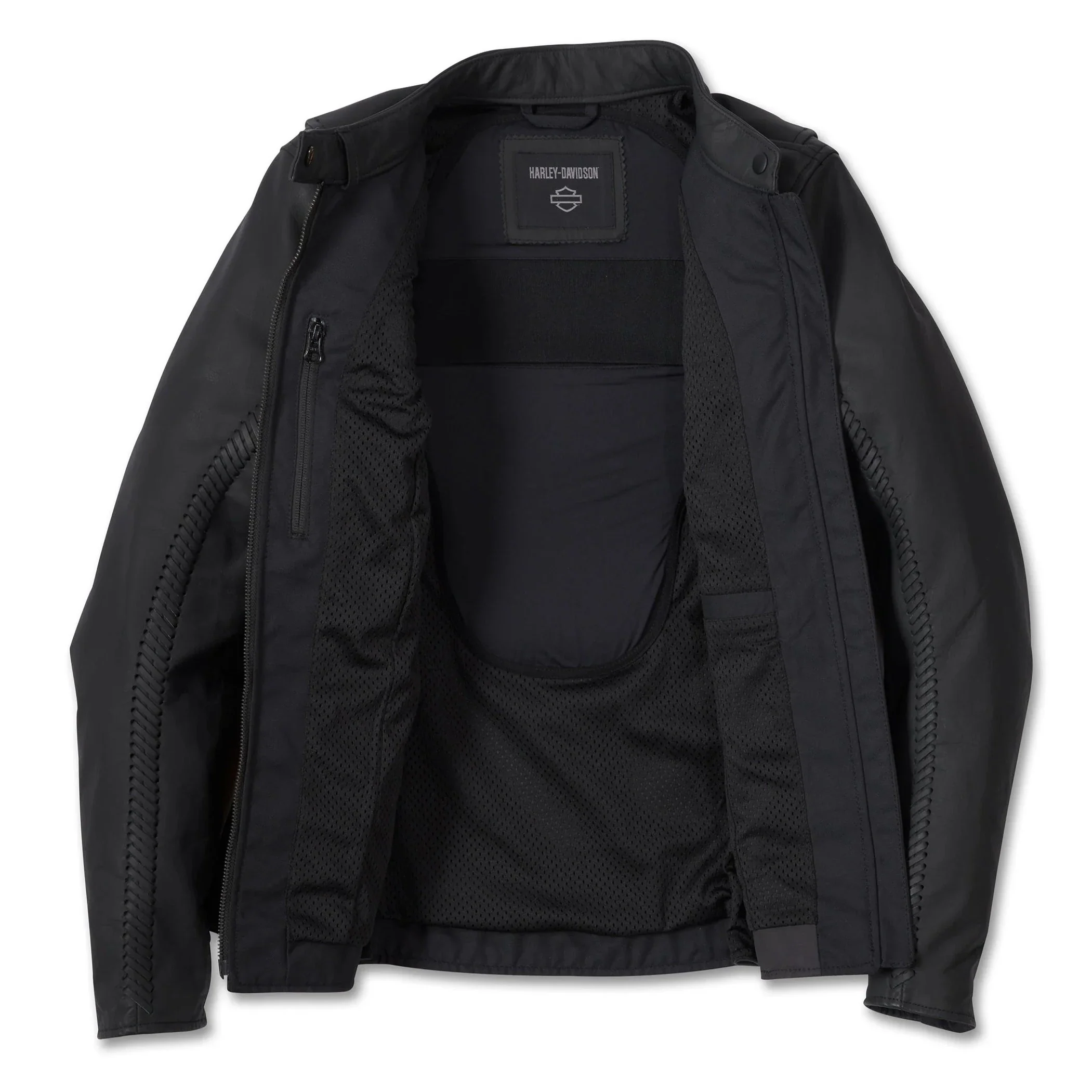 Harley-Davidson® Women's Leather Jacket Moxie Willie G Laced - Black - Image 5