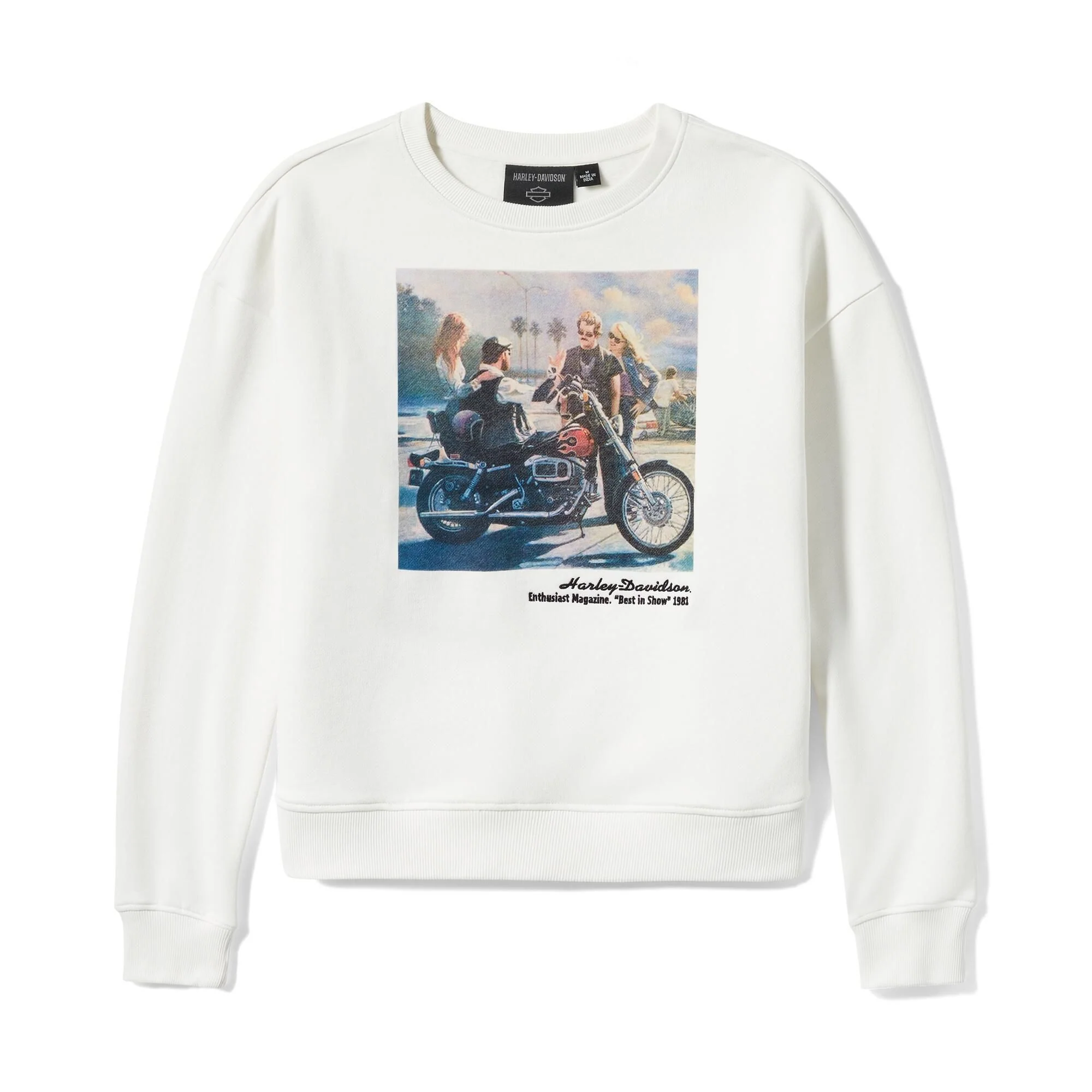 Harley-Davidson® Women's Archive Photo Fleece Crew