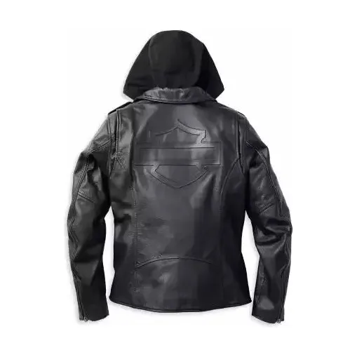 Harley-Davidson women's Leather Jacket Potomac 3-in-1 black - Image 2