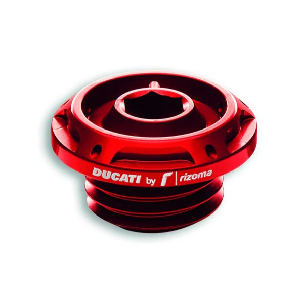 Ducati Rizoma Oil Filler Plug Red