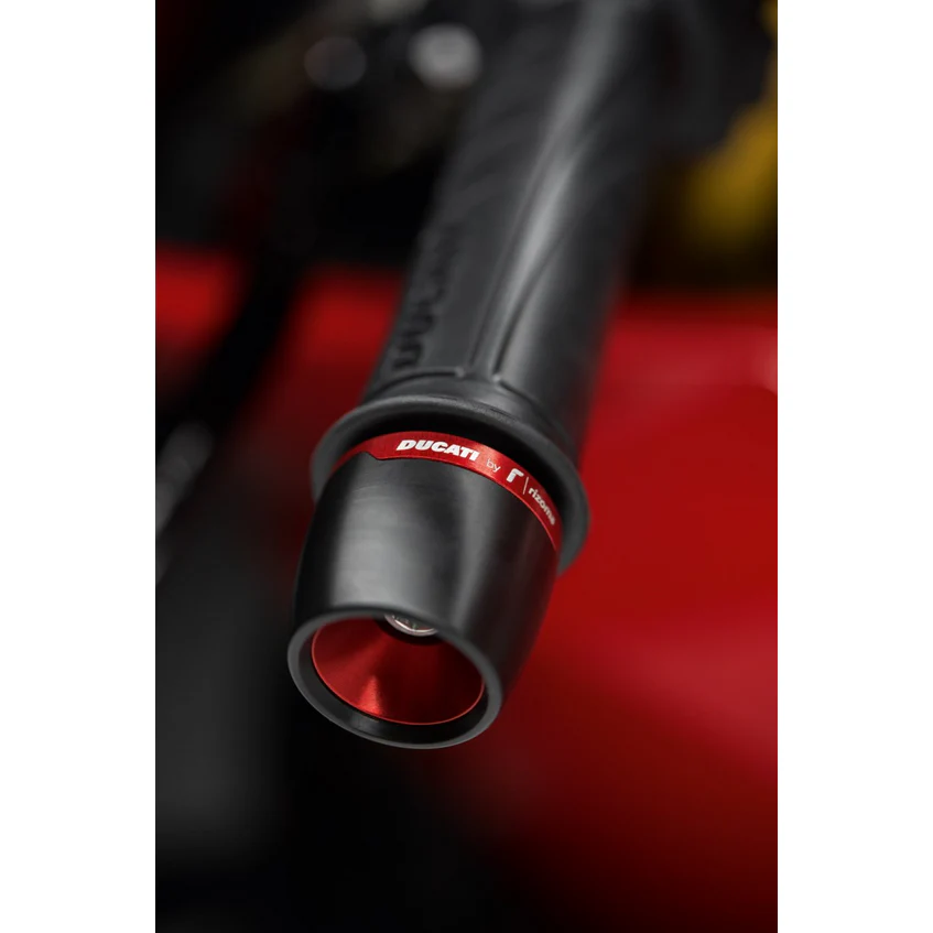 Ducati Rizoma Billet Aluminium Handlebar Balancing Weights - Red - Image 5