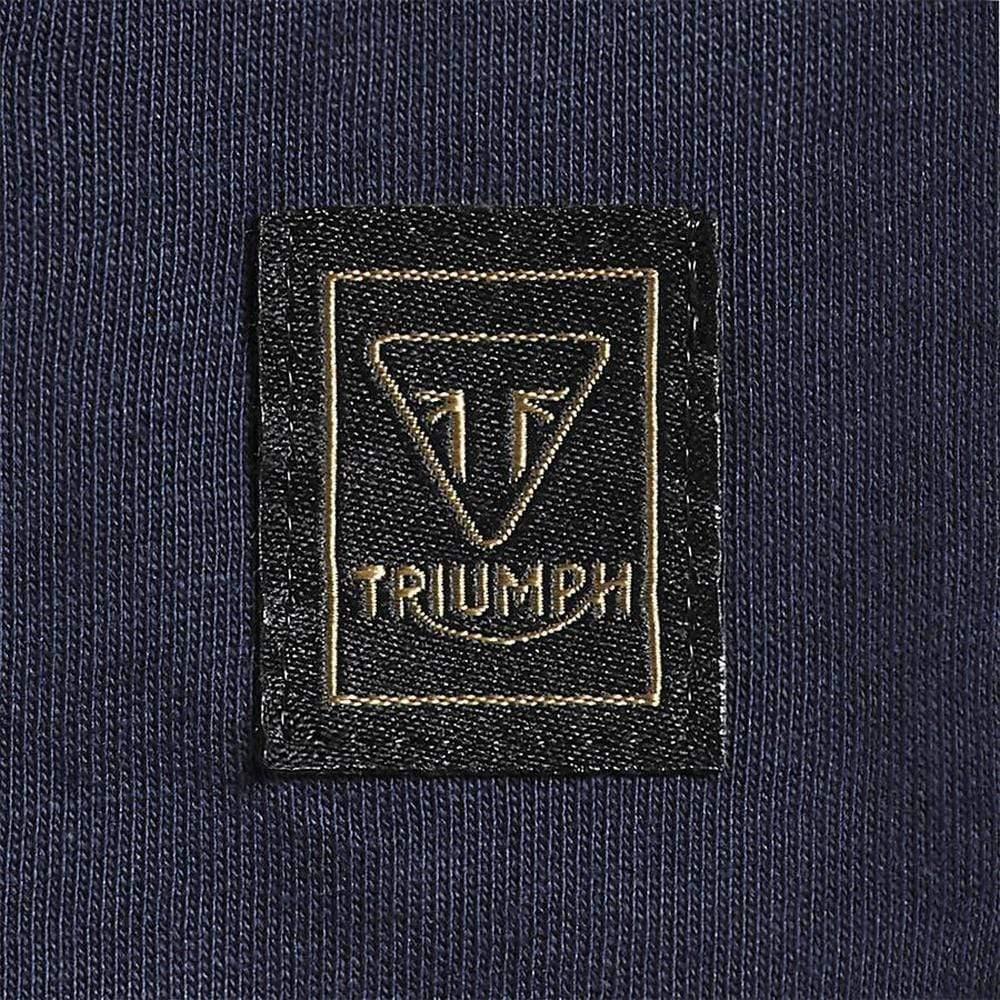 Triumph Cartmel Logo T-Shirt Black Iris - Image 4