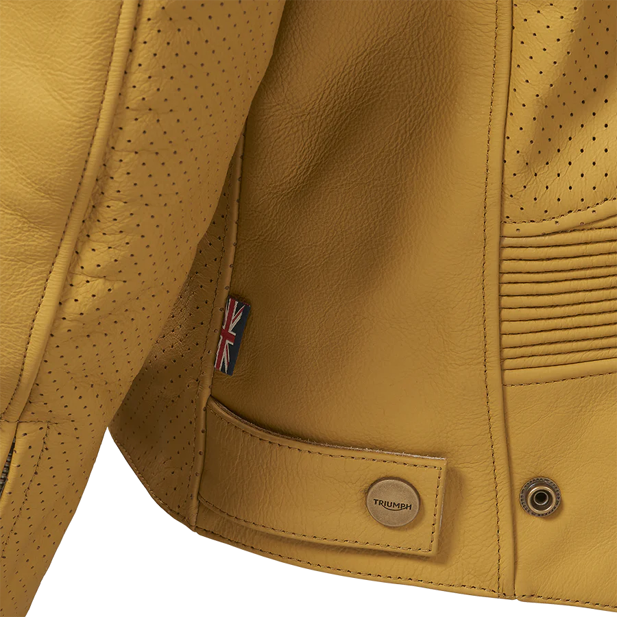 Triumph Braddan Air Race Jacket - Gold - Image 5
