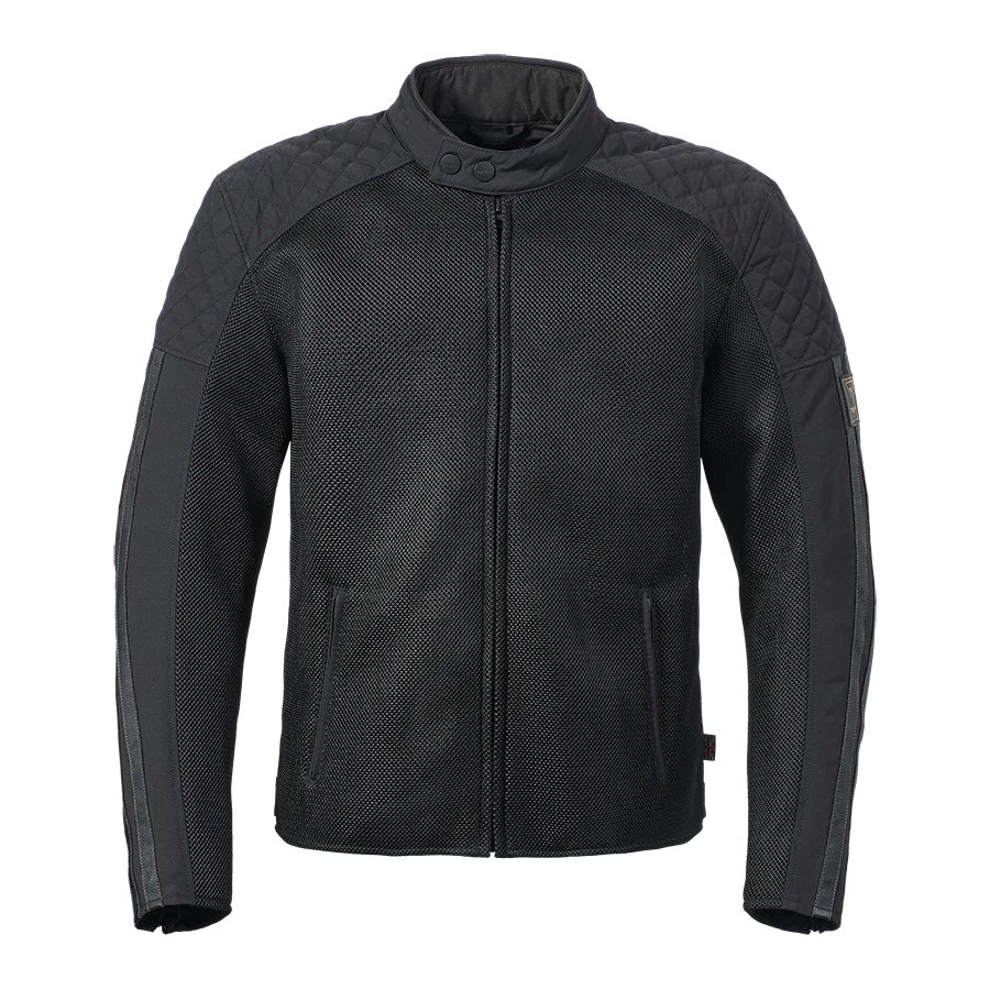 Triumph Braddan Retro Mesh Jacket - Black