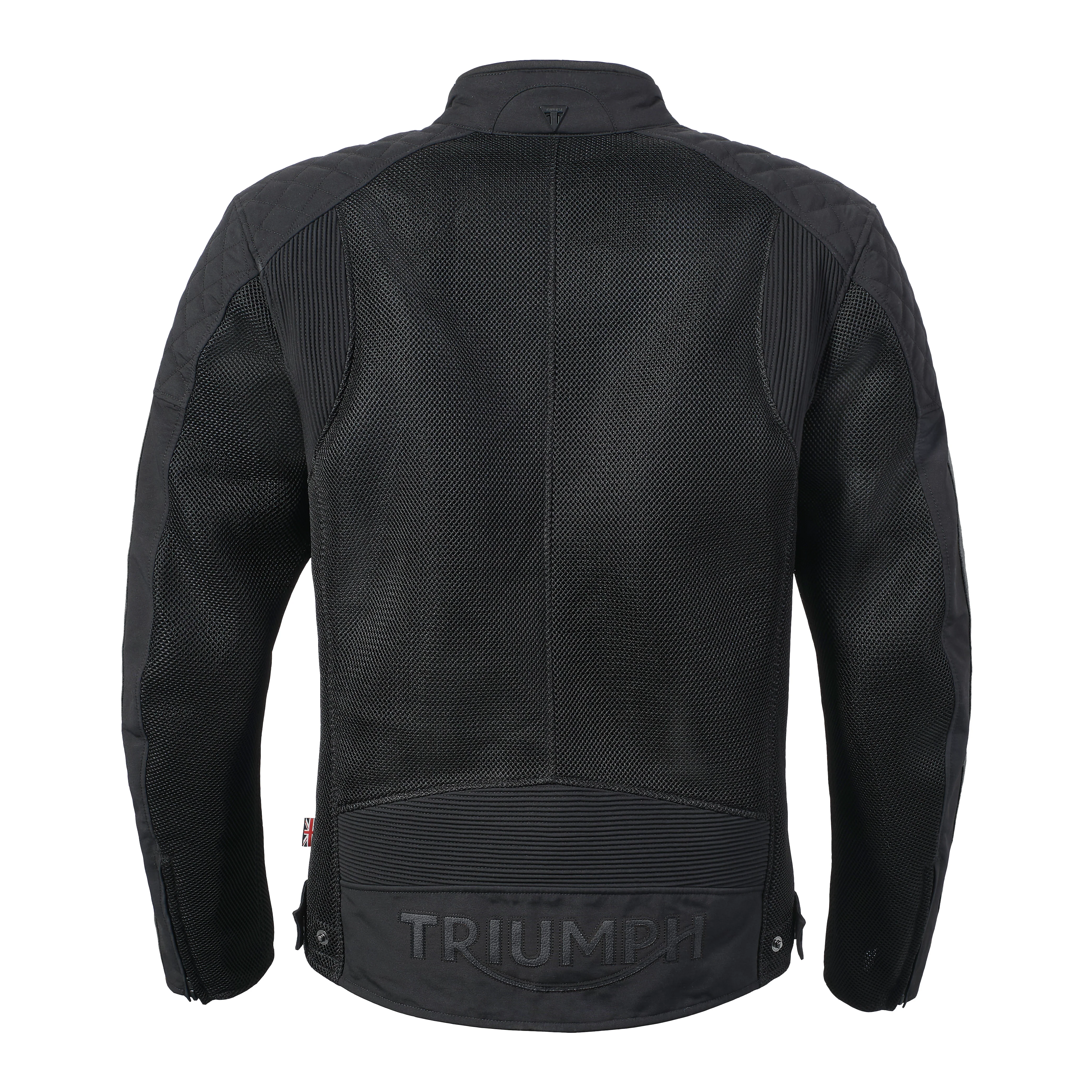 Triumph Braddan Retro Mesh Jacket - Black - Image 3