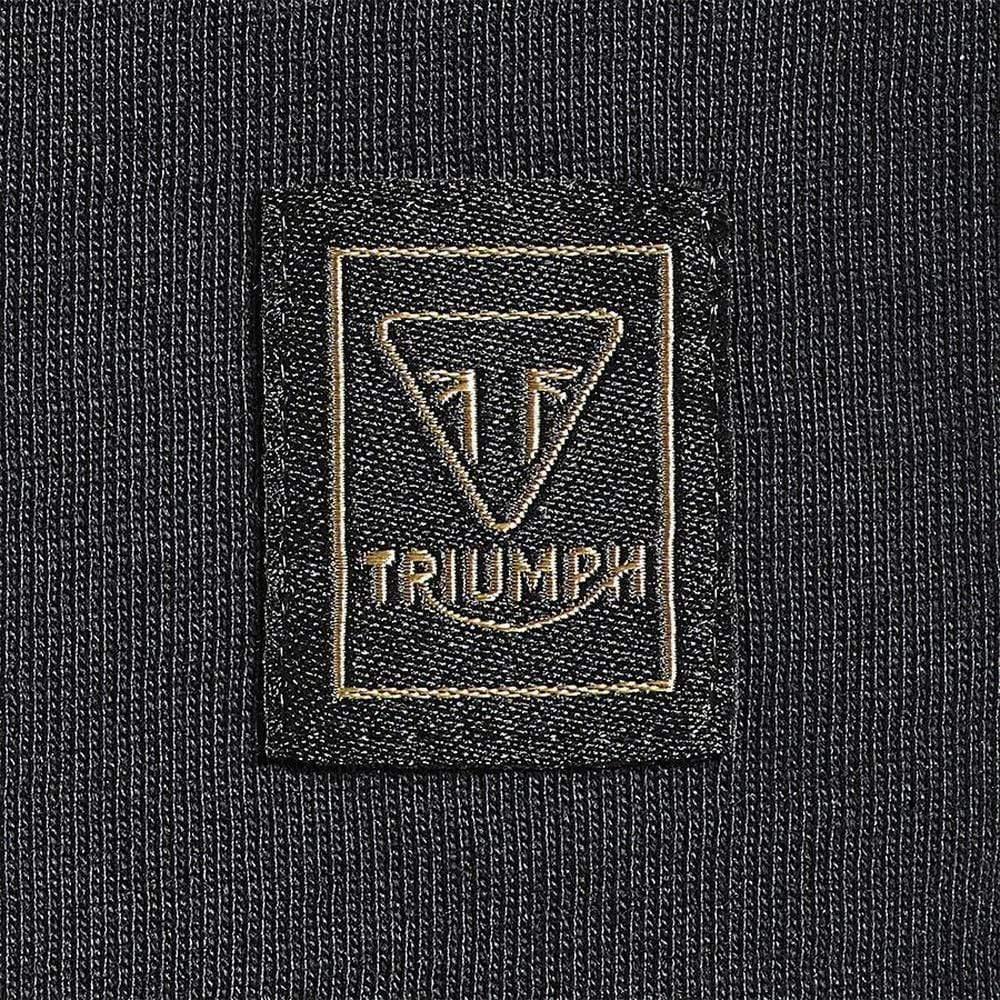 Triumph Burnham Arch Logo T-Shirt Jet Black - Image 4