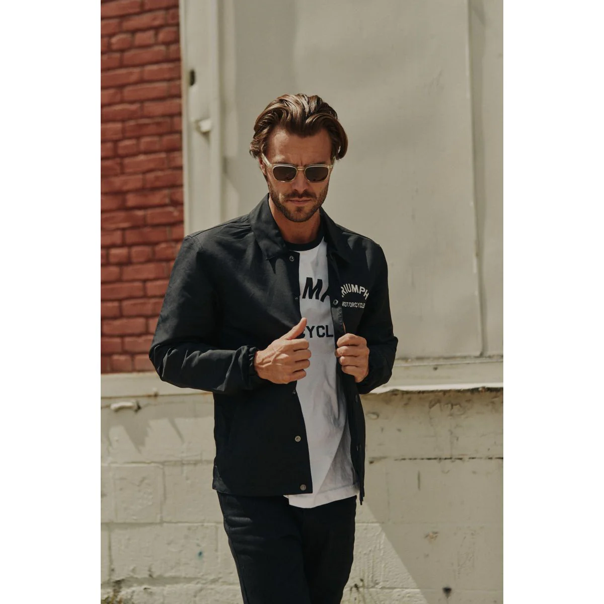 Triumph Carter Coach Jacket - Black - Image 7
