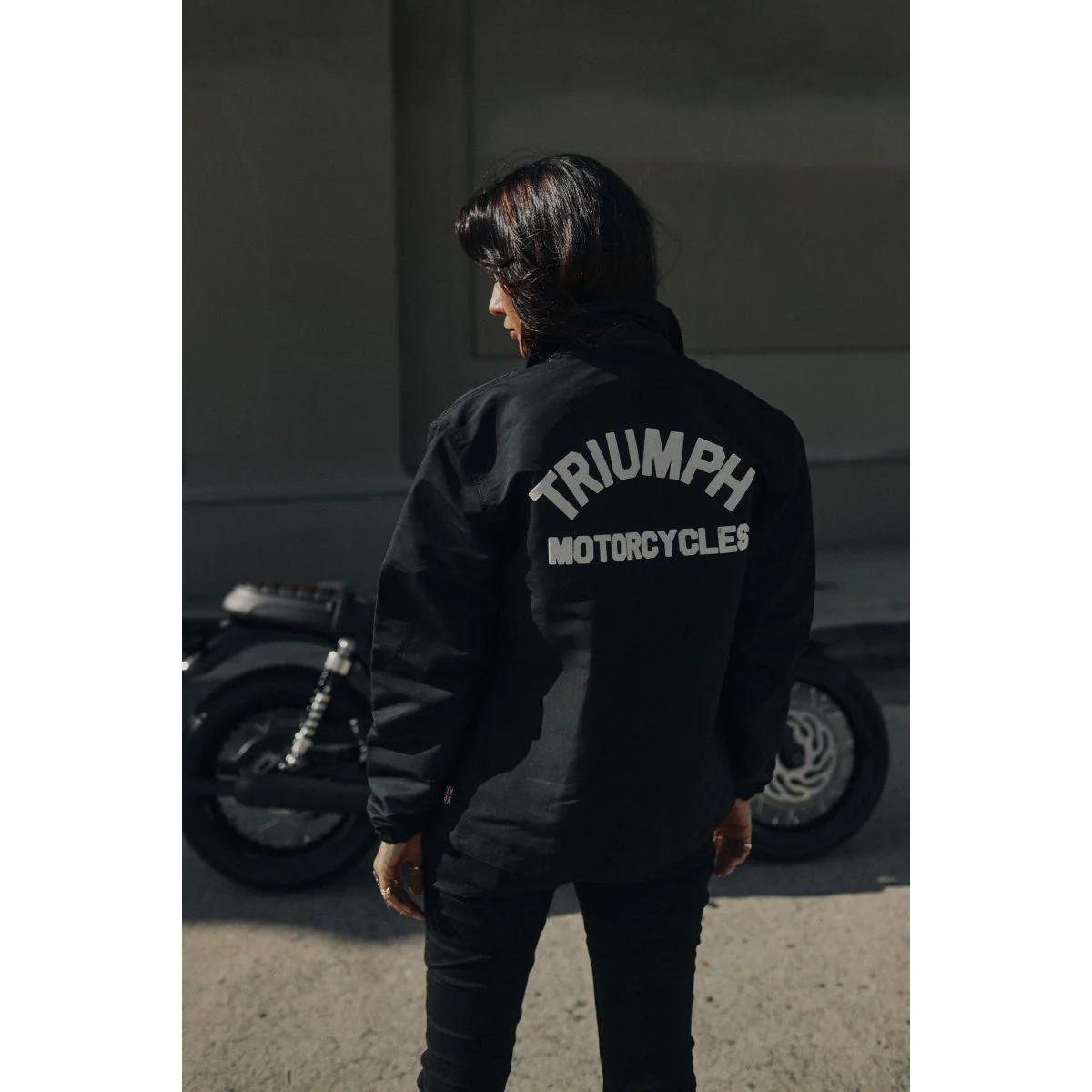 Triumph Carter Coach Jacket - Black - Image 8