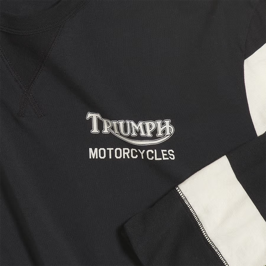 Triumph Heritage Supertrack Tiger Striped Long Sleeve T-Shirt - Image 3