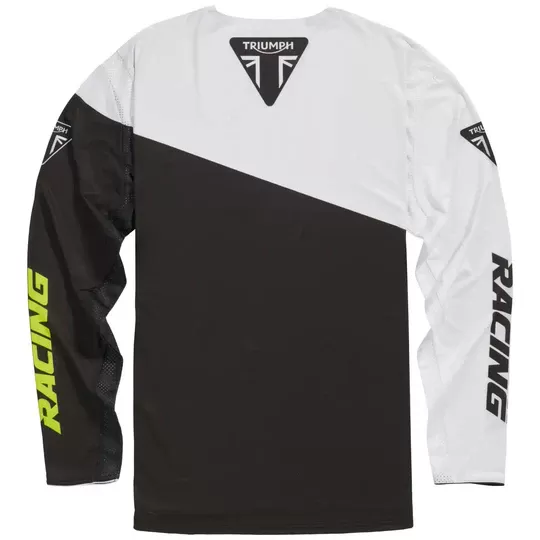 Triumph Racing Colour Block Jersey Black / White - Image 2