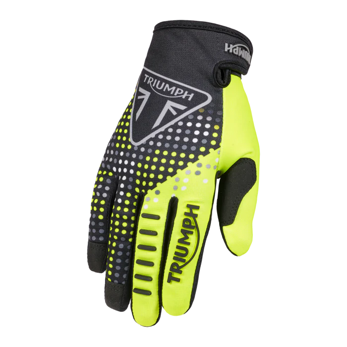 Triumph Roller MX Glove - Fluro/Black - Image 2