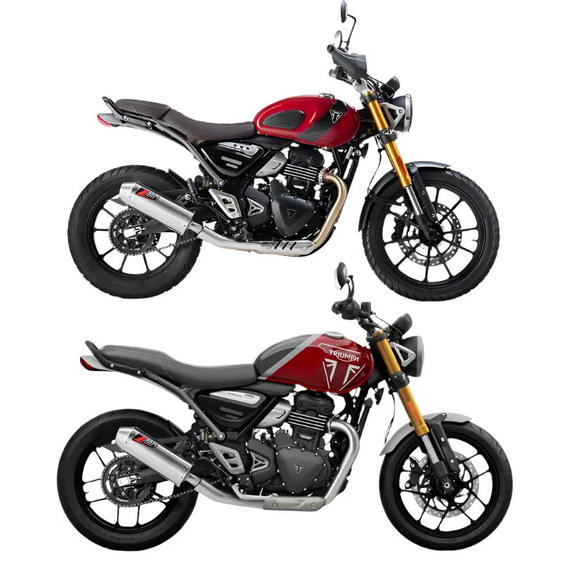 Triumph 400 Zard Stainless Slip-On Kit (Euro 5 Road Legal) - Image 2
