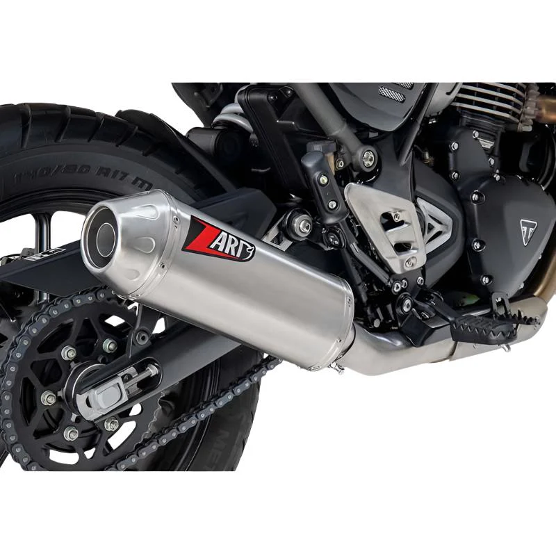 Triumph 400 Zard Stainless Slip-On Kit (Euro 5 Road Legal) - Image 3