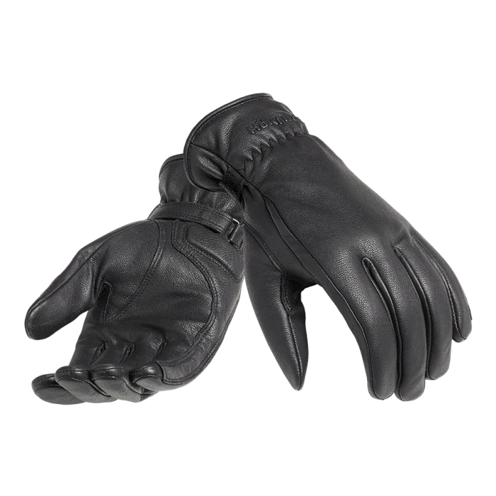 Triumph Vance Leather Gloves Black